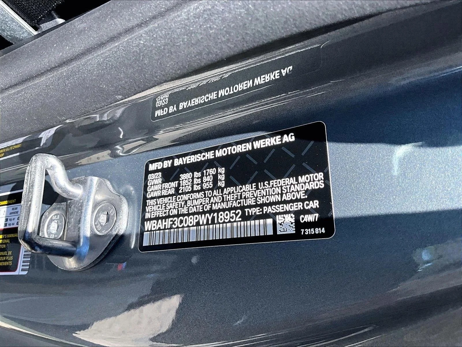 Used 2023 Skyscraper Grey Metallic BMW sDrive30i image 28