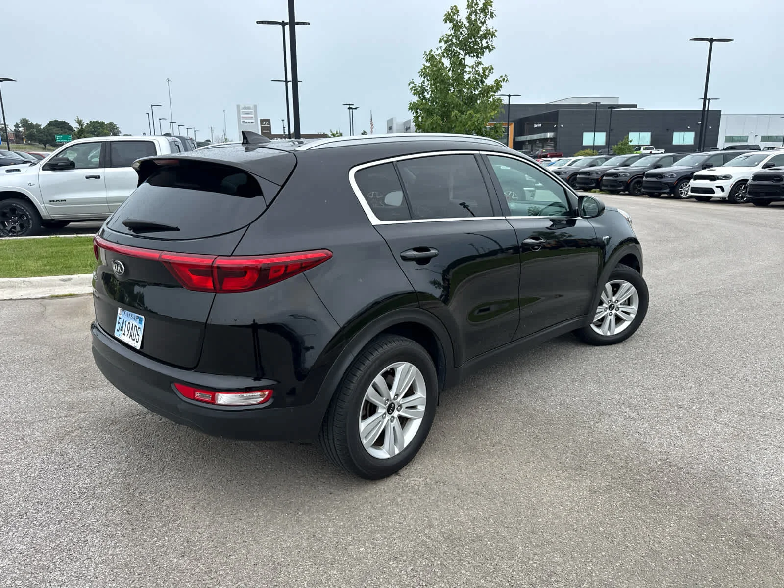 Used 2018 Black Cherry Kia LX image 5