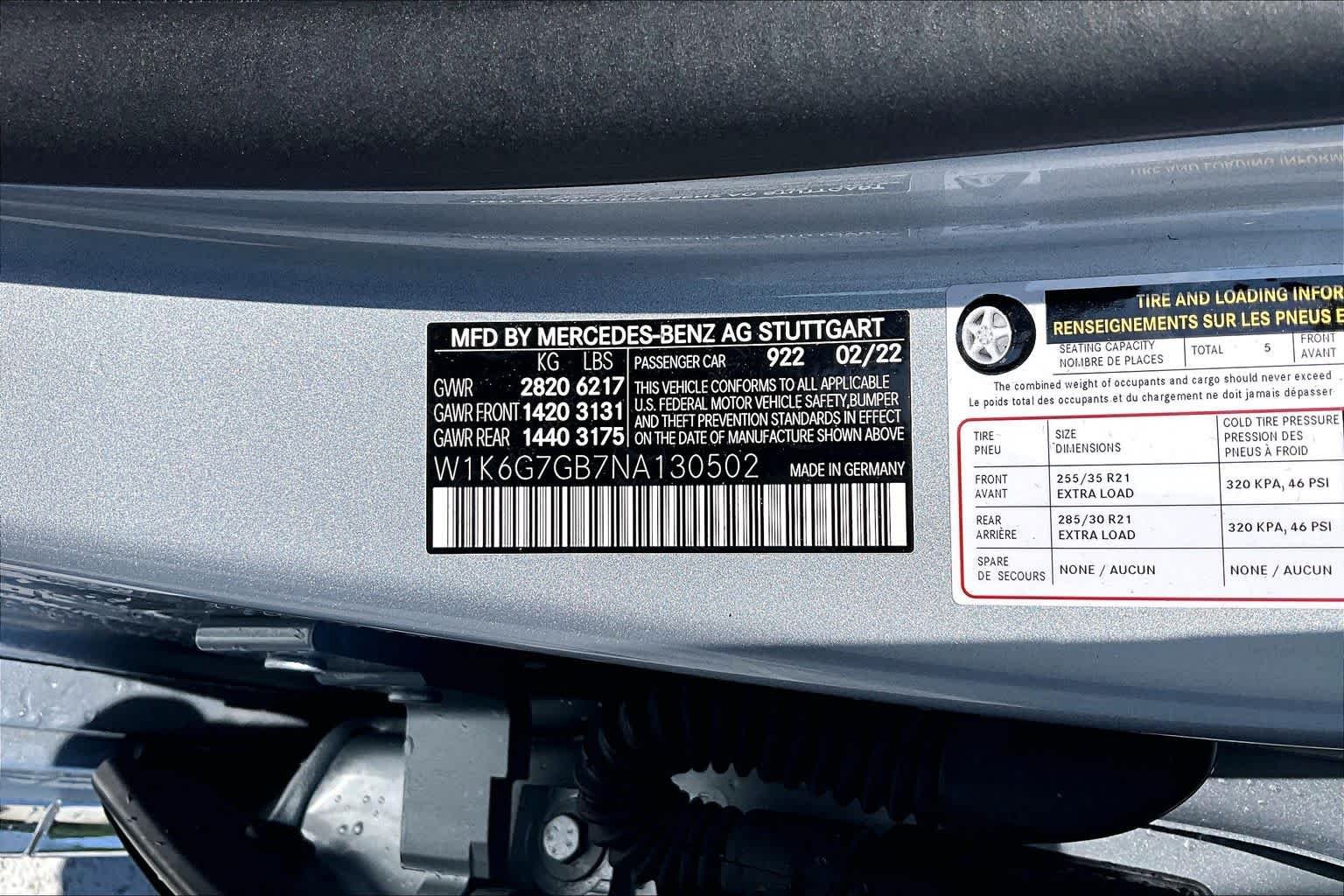 Used 2022 Cirrus Silver Mercedes-Benz S 580 image 32