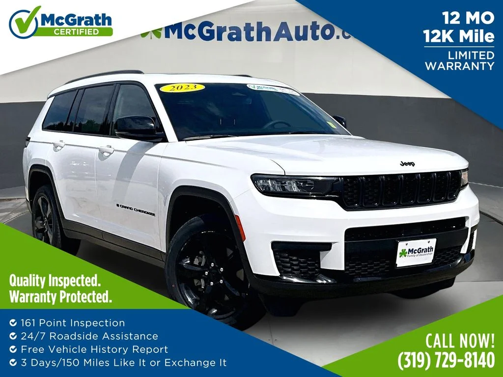 Certified Used 2023 White Jeep Altitude image 1