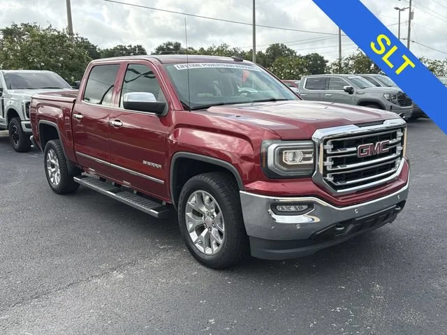 Used 2018 RED QUARTZ TINTCOAT GMC SLT image 2