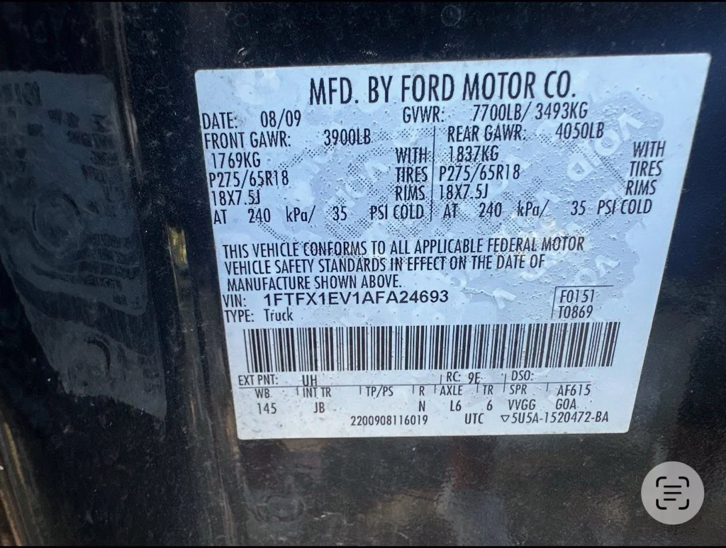 Used 2010 Black Ford XL image 7