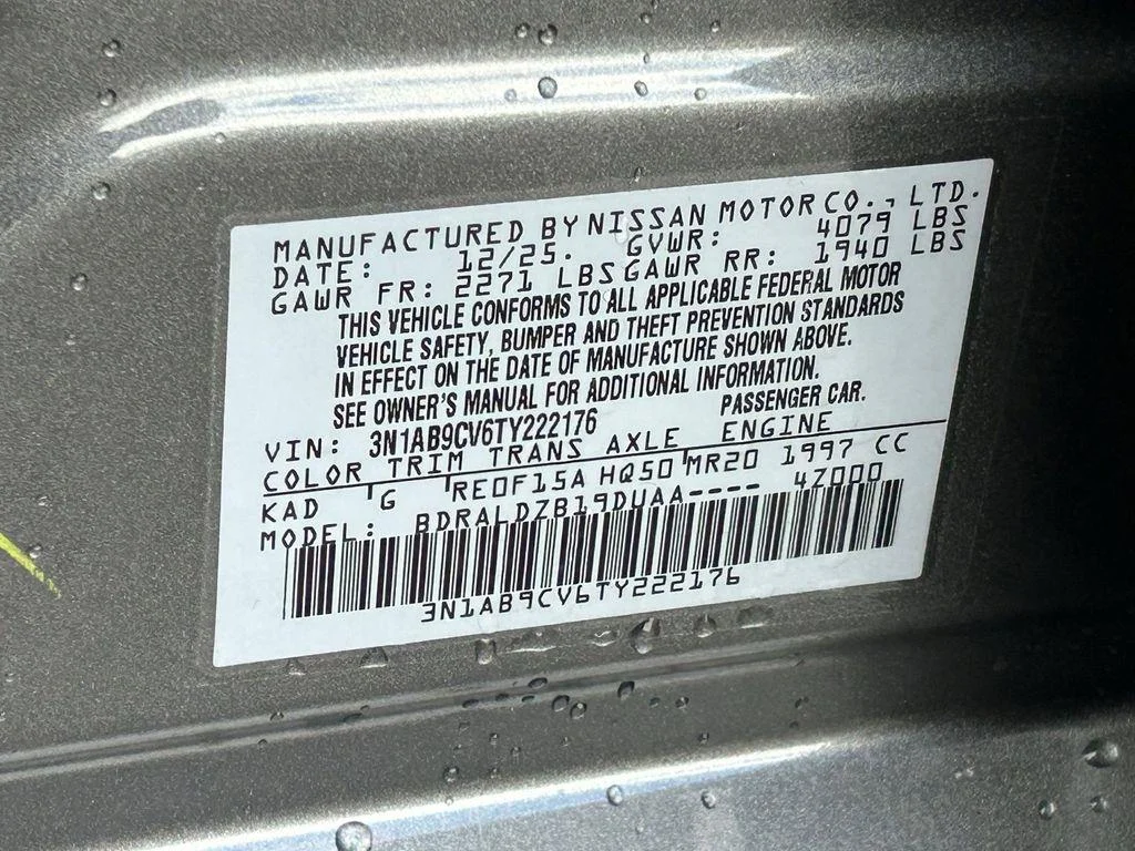 New 2026 Gun Metallic Nissan SV image 20