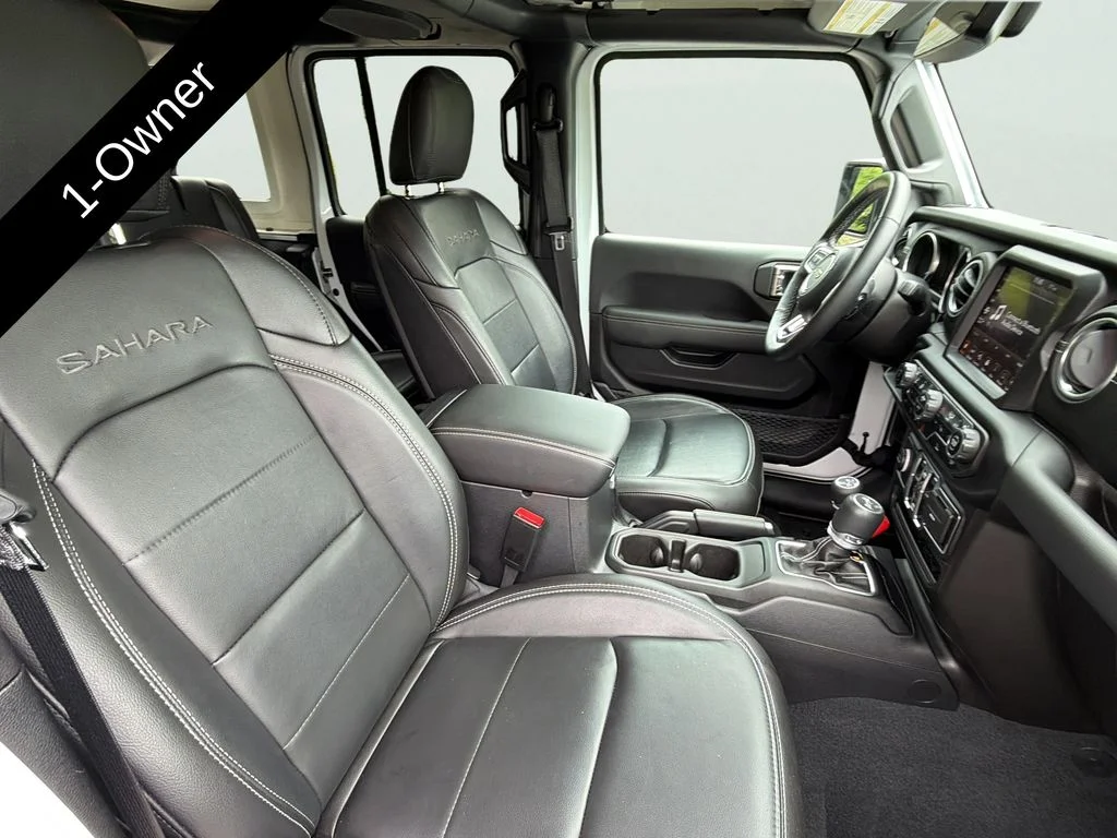 Used 2023 Bright White Clearcoat Jeep Sahara 4xe image 53