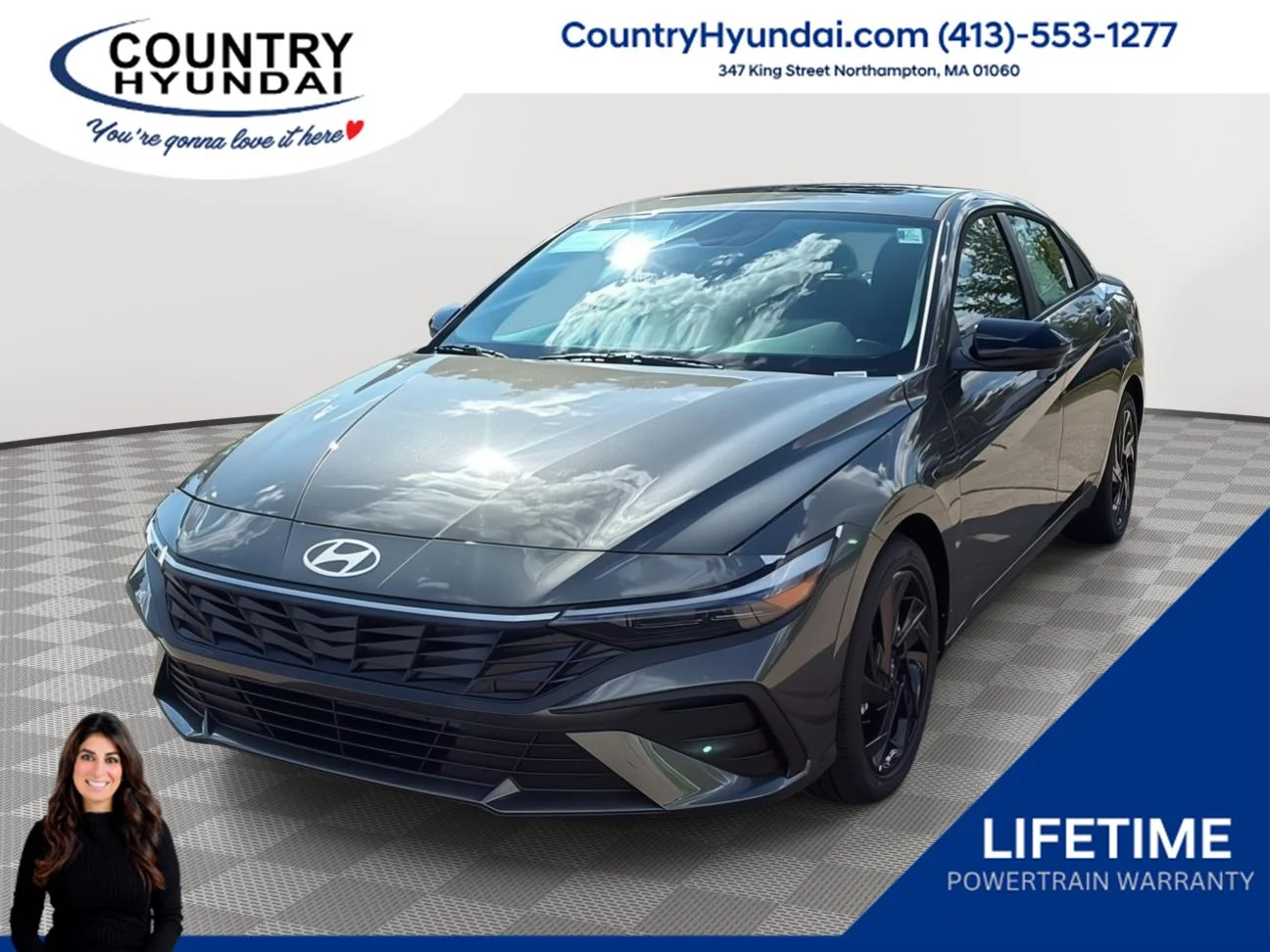 New 2026 Amazon Gray Hyundai SEL Sport Plus image 1