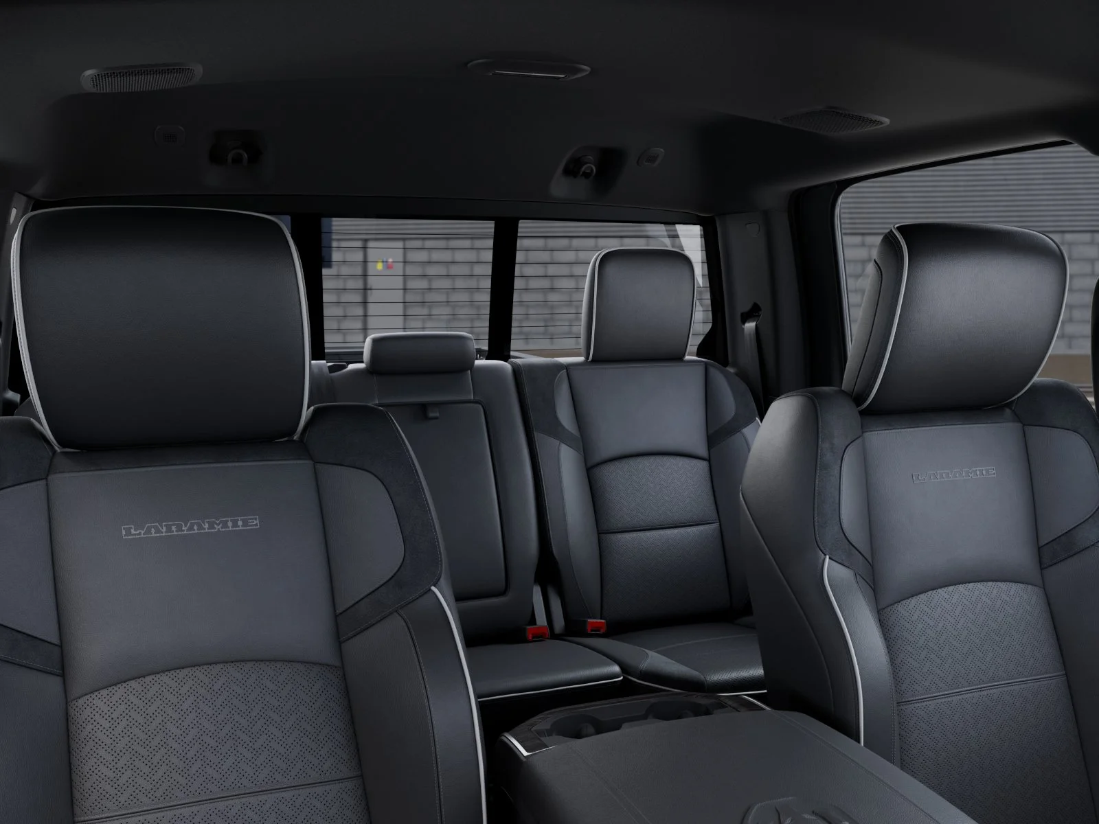 New 2026 Ceramic Gray Clear-Coat Exterior Paint RAM Laramie image 54