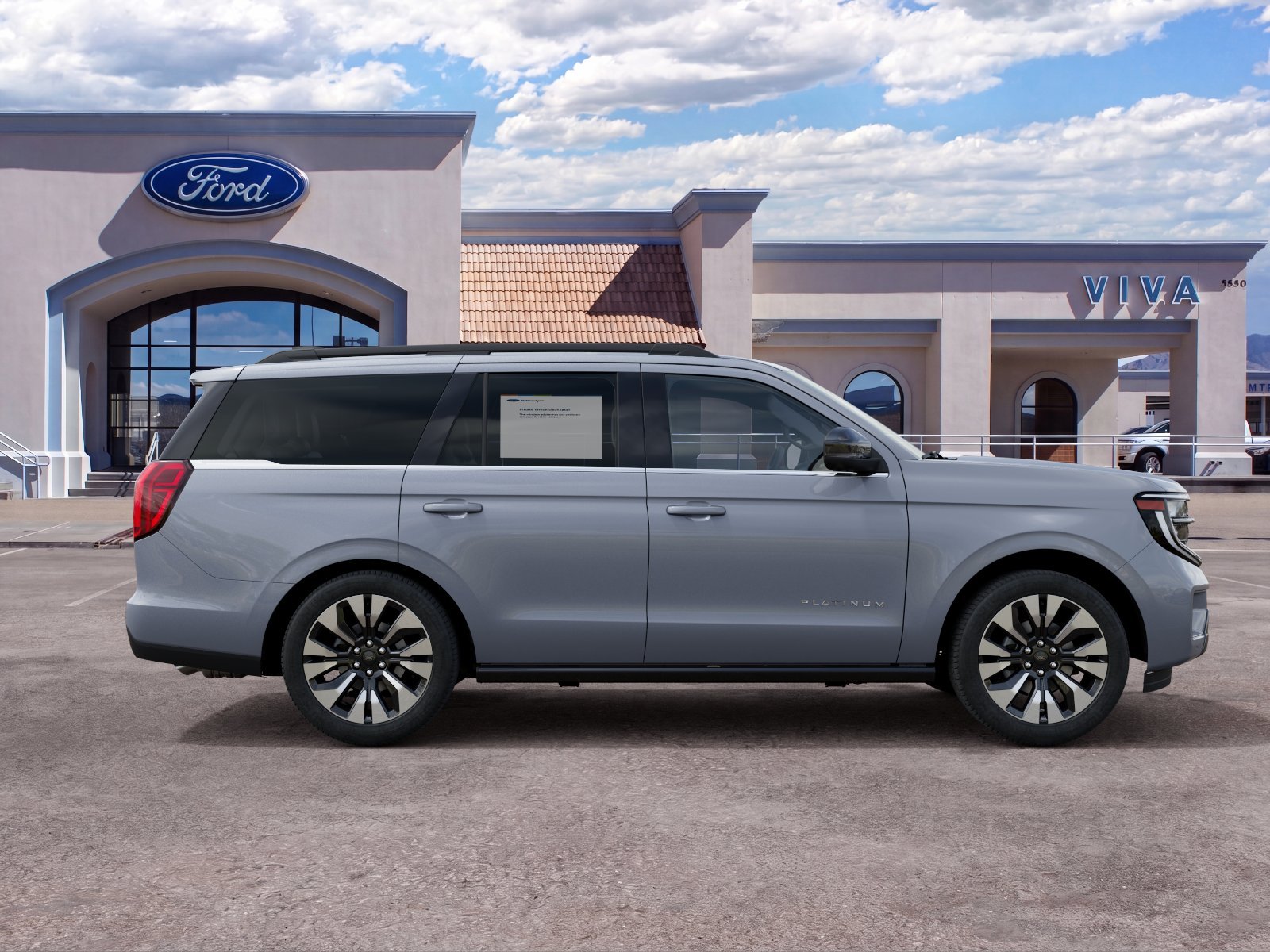 New 2027 Glacier Gray Metallic Tri-Coat Ford Platinum image 5