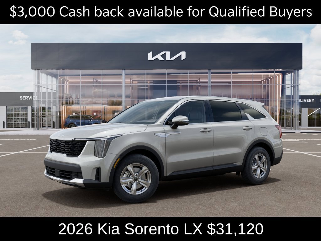 New 2026 Ivory Silver Kia LX image 4