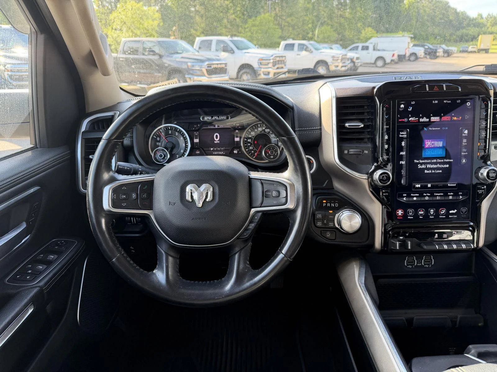 Used 2021 Bright White Clearcoat Ram Laramie image 8