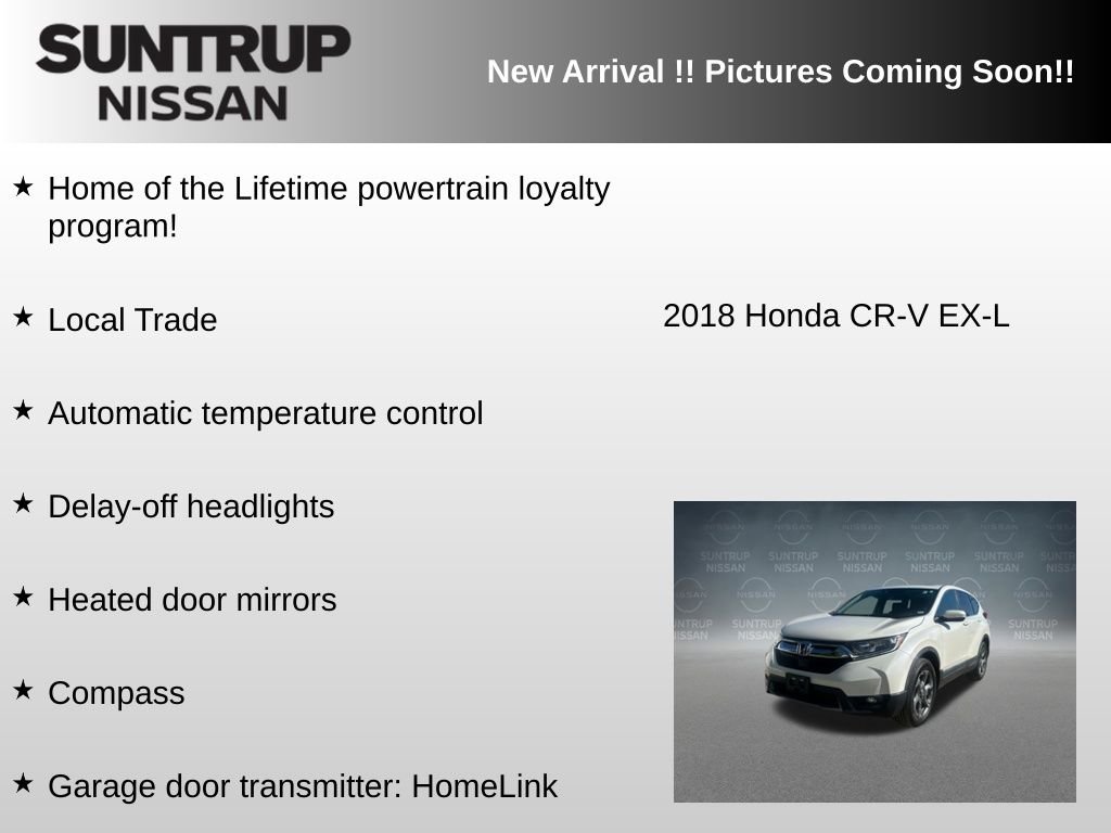 Used 2018 White Honda EX-L image 5