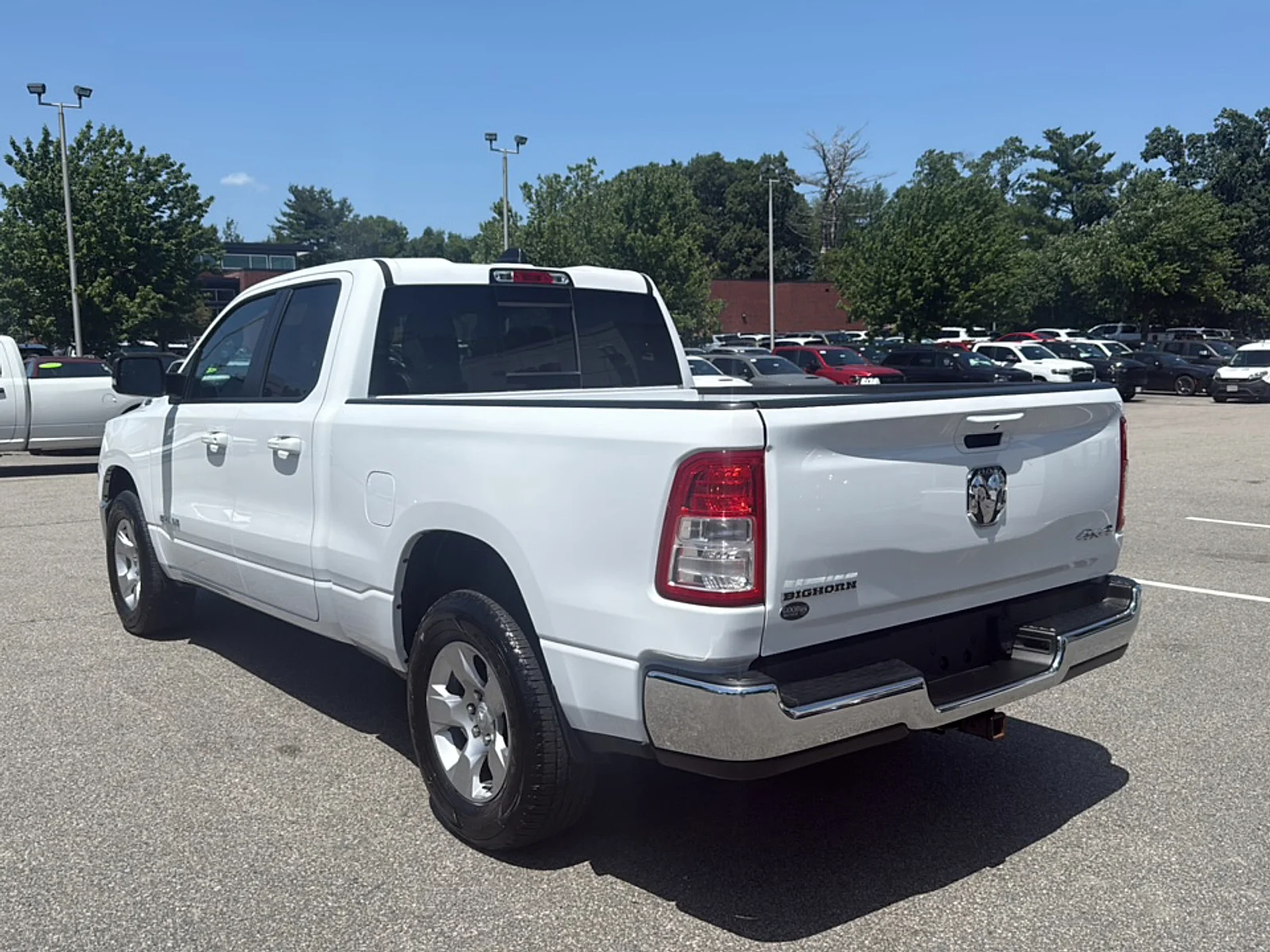 Used 2022 Bright White Clearcoat Ram Big Horn Quad Cab 4x4 6
