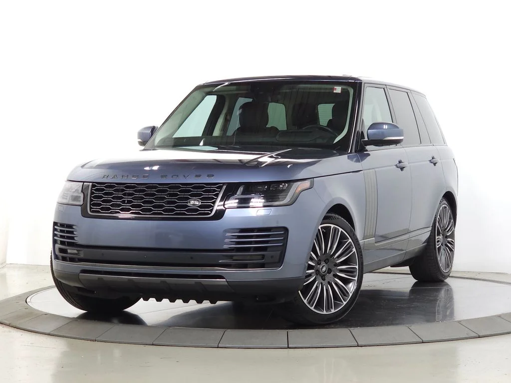 Used 2021 Byron Blue Metallic Land Rover Westminster image 1