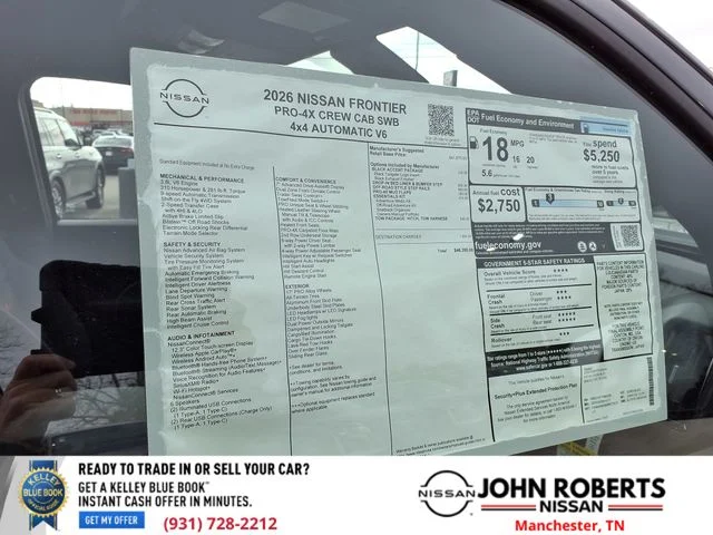 New 2026 Super Black Nissan Crew Cab PRO-4X® image 18