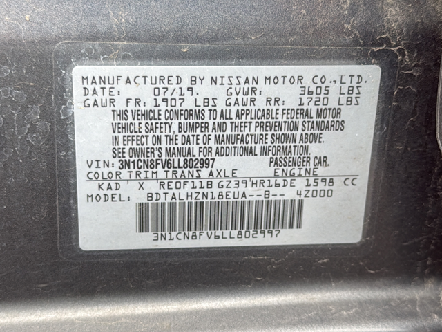 Used 2020 Gray Nissan 1.6 SR image 29