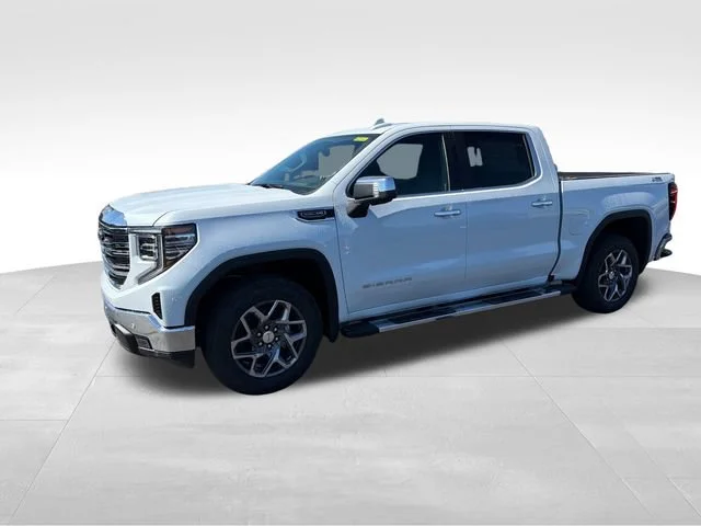 New 2026 Glacier White Tricoat GMC SLT image 1