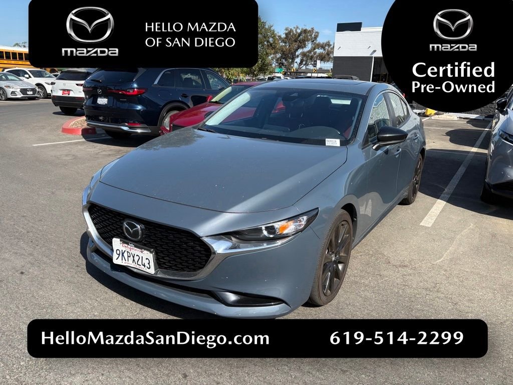 Certified Used 2023 Gray Metallic Mazda 2.5 S Carbon Edition image 1