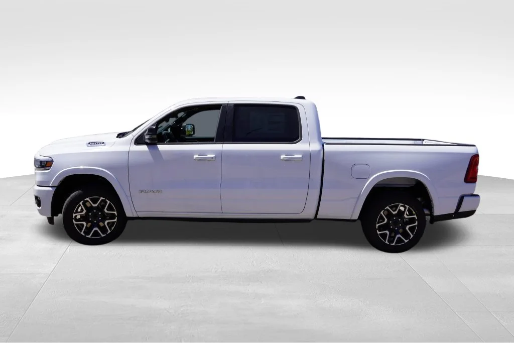New 2026 Bright White Clear-Coat Exterior Paint RAM Laramie image 6