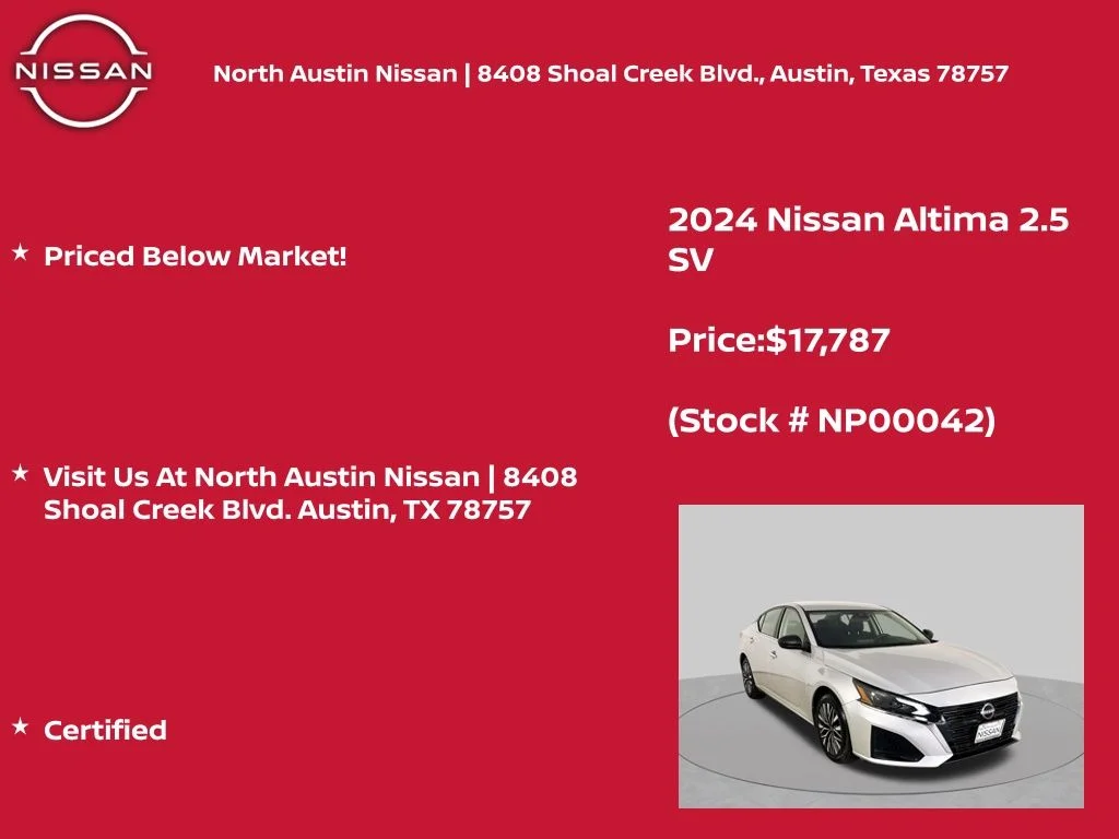 Certified Used 2024 Silver Nissan 2.5 SV image 12