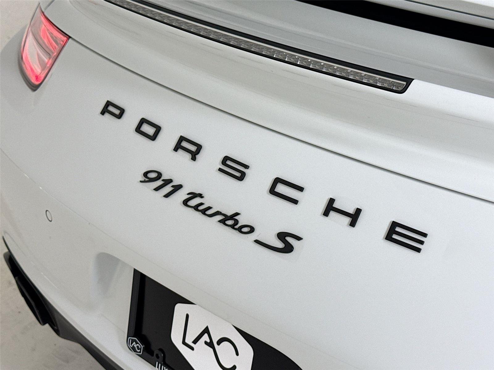 Used 2015 White Porsche Turbo S Cab image 38