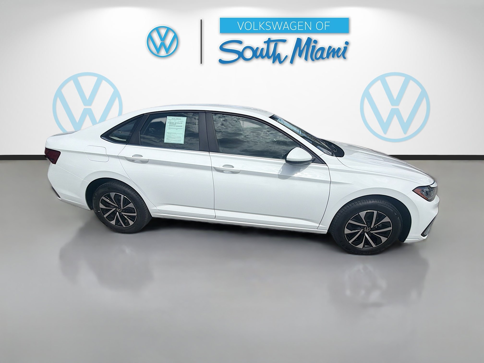 Certified Used 2025 Pure White Volkswagen S image 8
