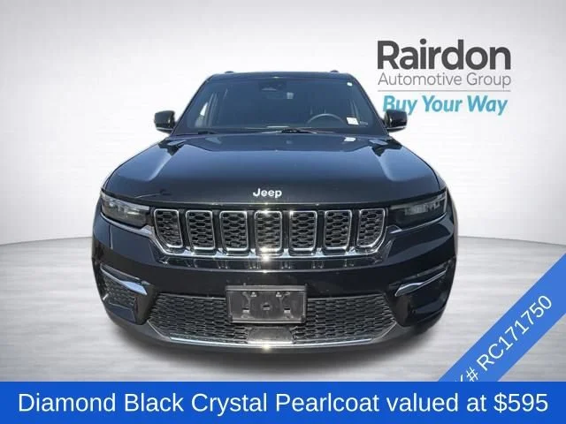 Used 2024 Diamond Black Crystal Pearlcoat Jeep 4xe image 2