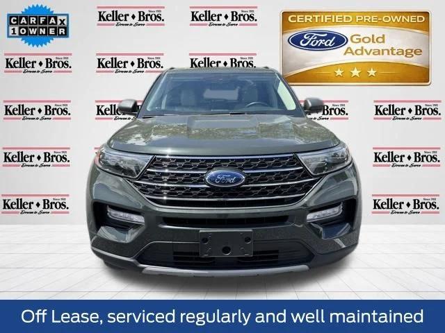 Certified Used 2022 Green Ford XLT image 2