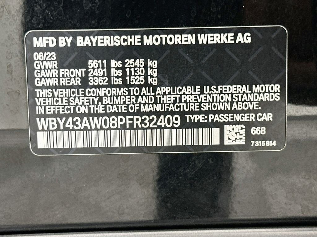 Certified Used 2023 Jet Black BMW eDrive35 image 33