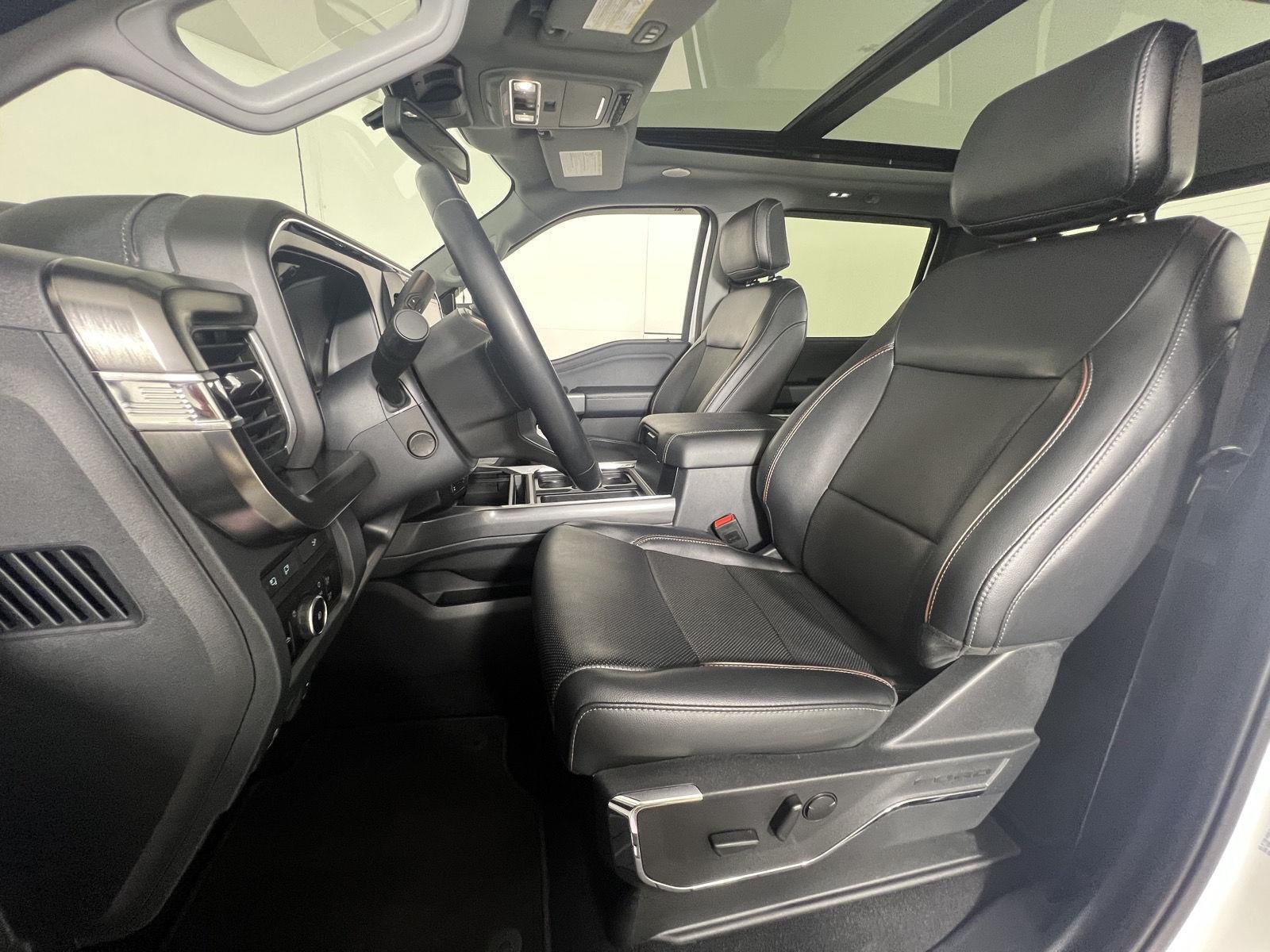 Used 2024 Star White Metallic Tri-Coat Ford LARIAT image 2