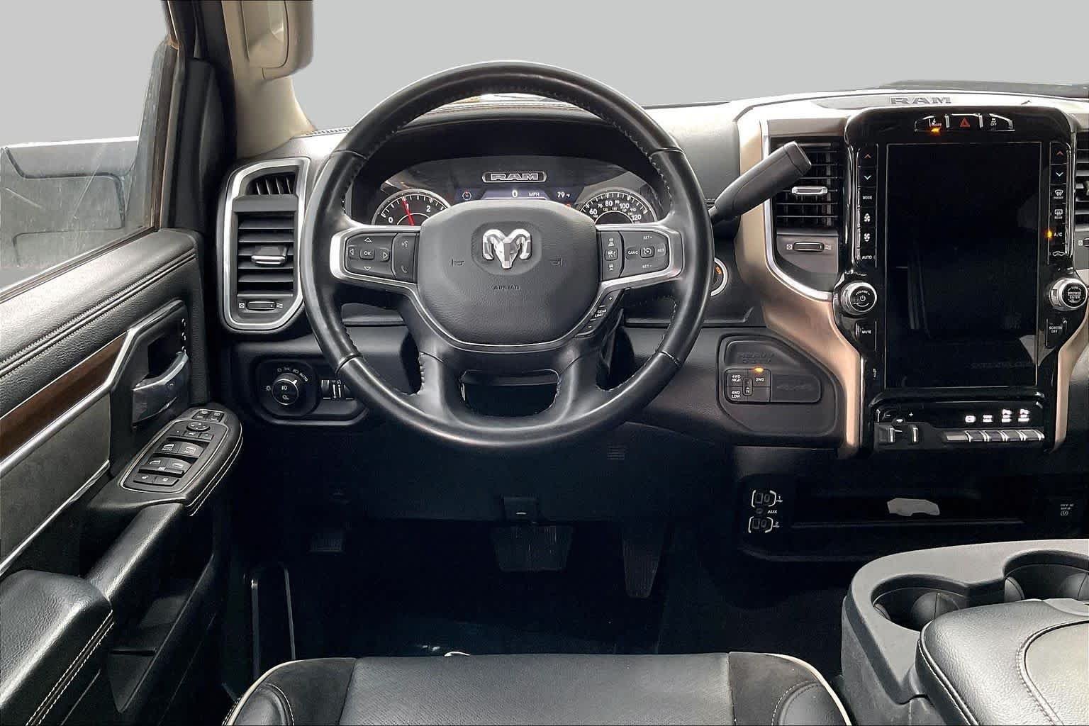 Used 2024 Bright White Clearcoat Ram Laramie image 5