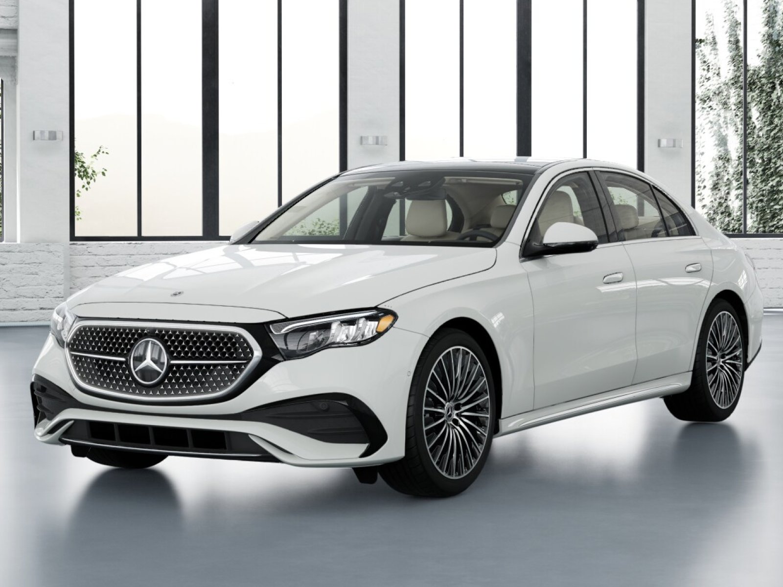 New 2027 Polar White Mercedes-Benz E 350 image 1