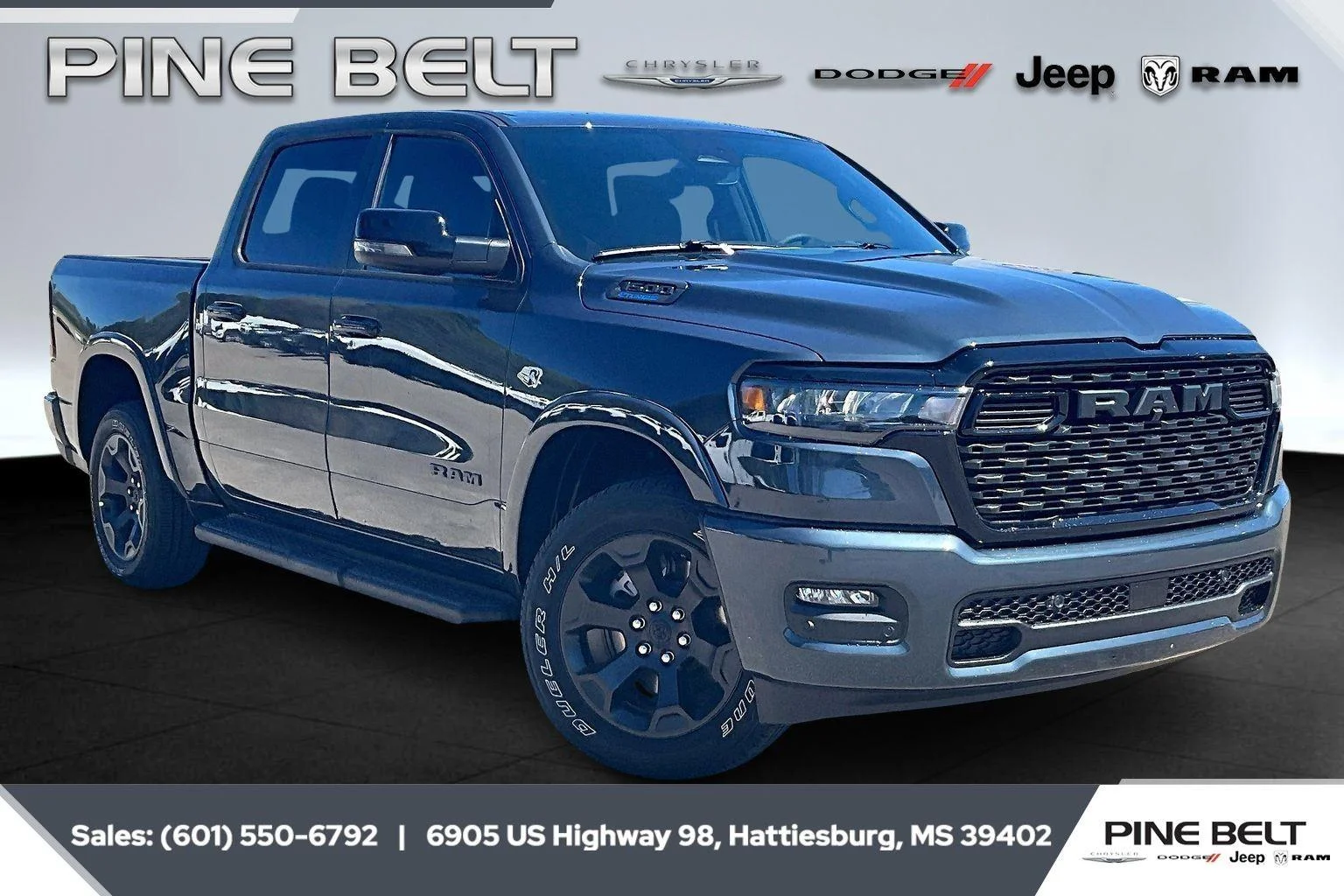 New 2026 Forged Blue Metallic Exterior Paint RAM Big Horn image 2