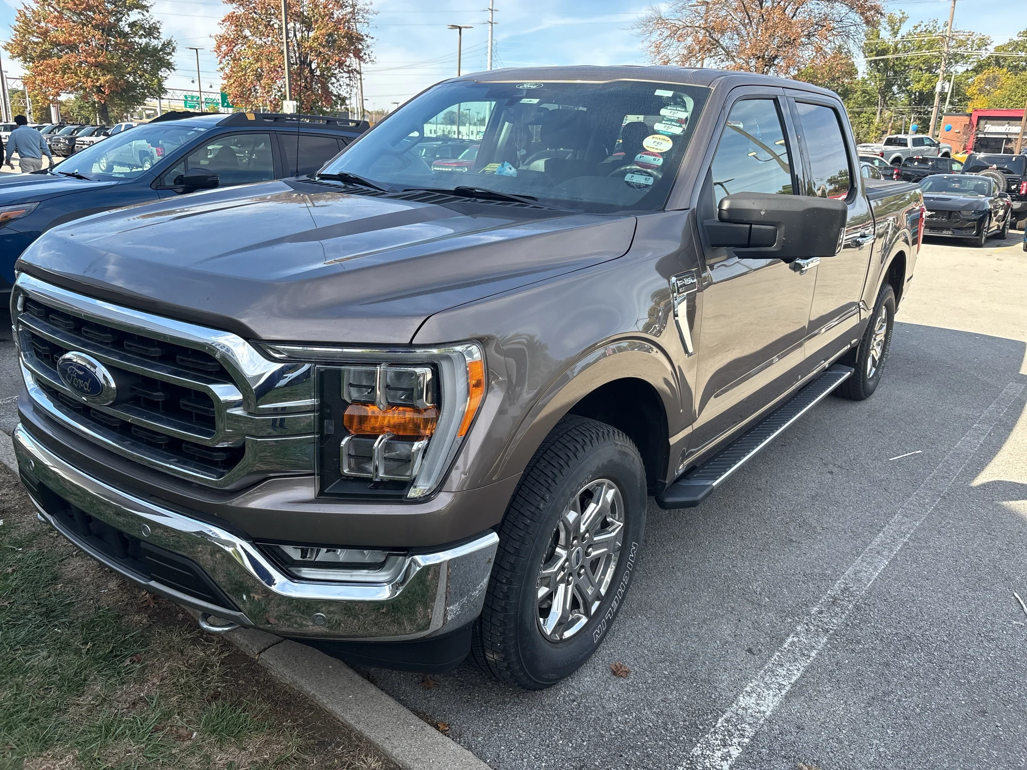 Used 2021 Stone Gray Metallic Ford XLT image 2
