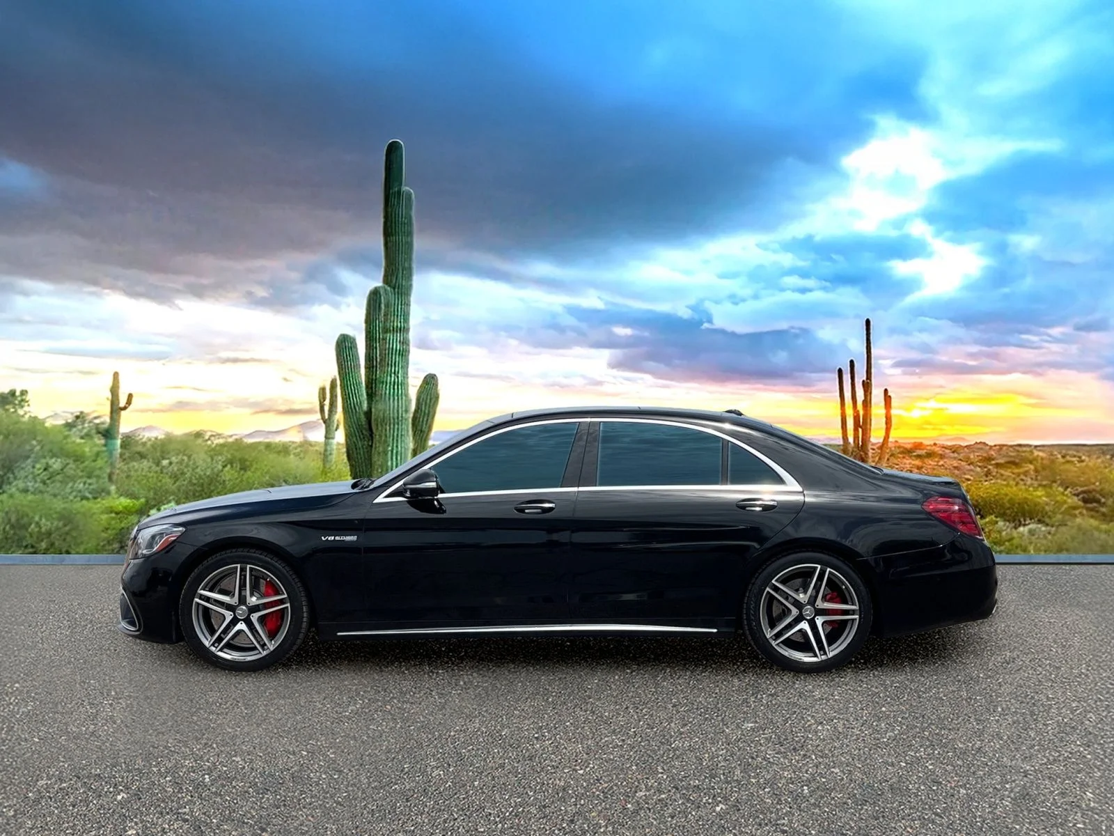 Used 2019 Obsidian Black Metallic Mercedes-Benz S 63 AMG® image 2