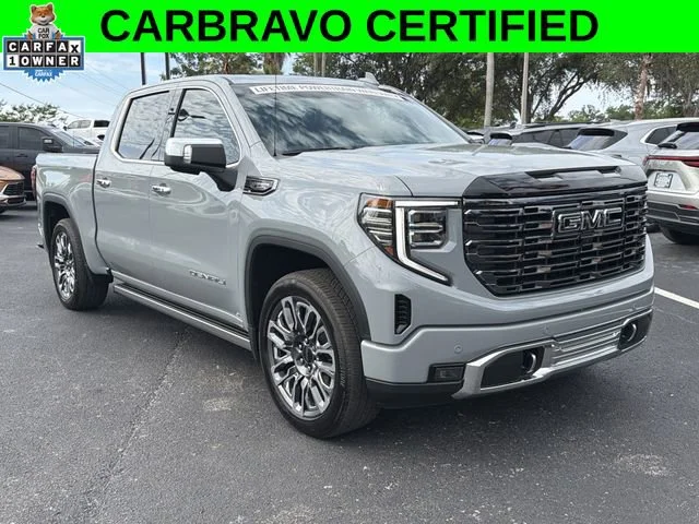 Certified Used 2025 Thunderstorm Gray GMC Denali Ultimate image 2