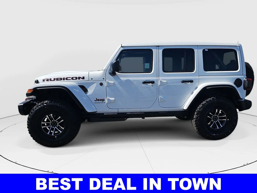 New 2026 Bright White Clear-Coat Exterior Paint Jeep Rubicon X image 6