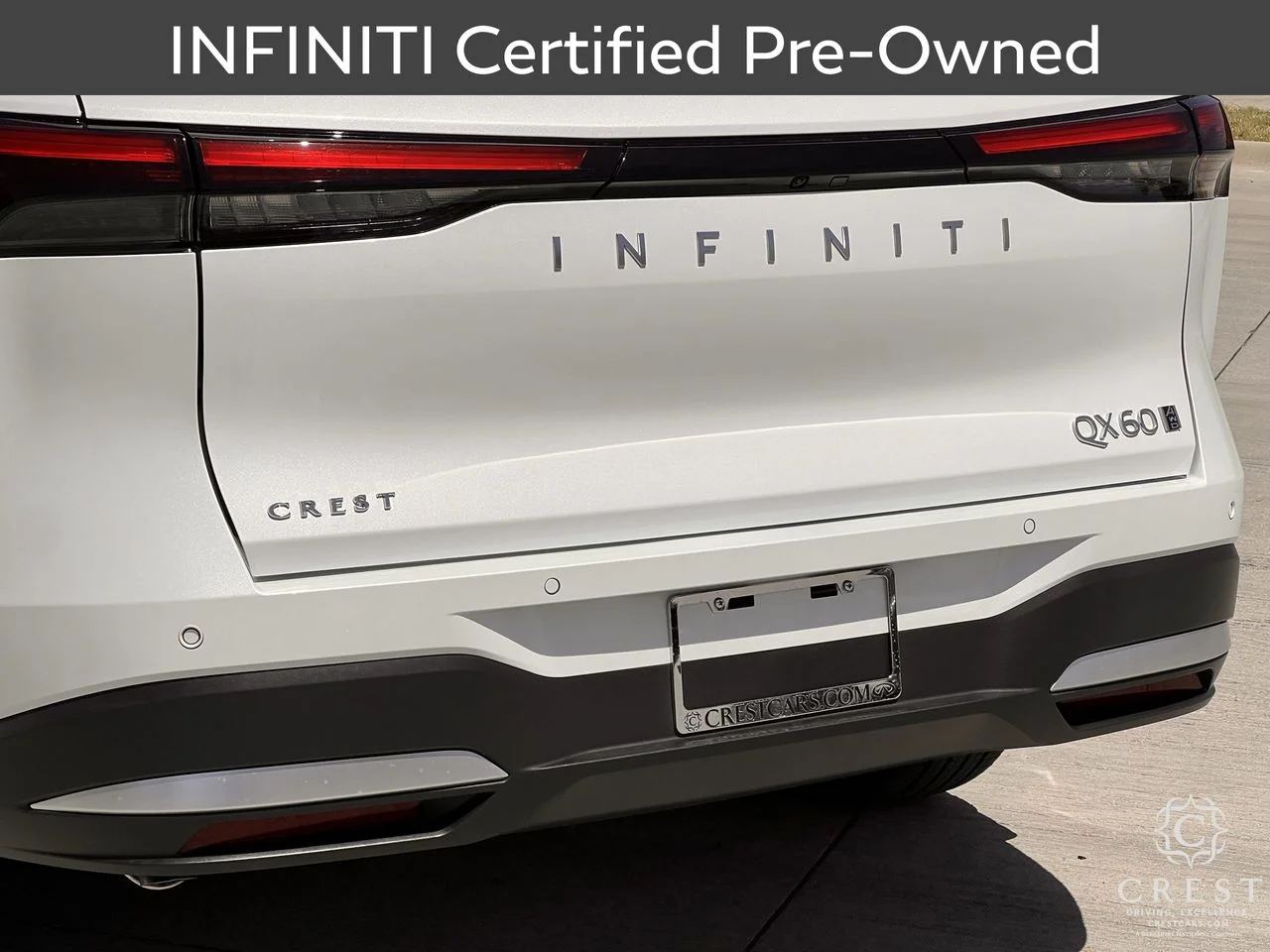 Certified Used 2027 Radiant White INFINITI LUXE image 6