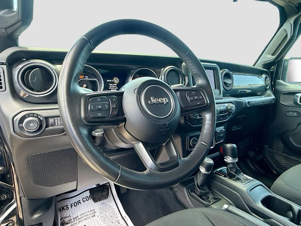 Used 2021 Black Jeep Unlimited Sport Altitude image 12