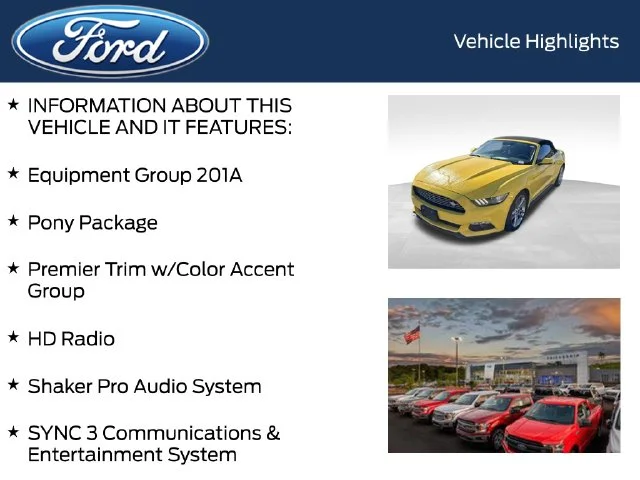 Used 2016 Yellow Ford EcoBoost Premium image 4