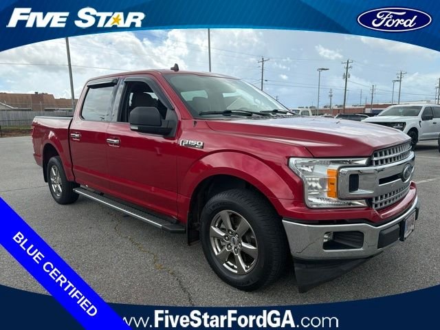 Certified Used 2020 Rapid Red Metallic Tinted Clearcoat Ford XLT image 1