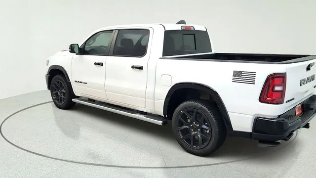 New 2026 Bright White Clear-Coat Exterior Paint RAM Laramie image 9
