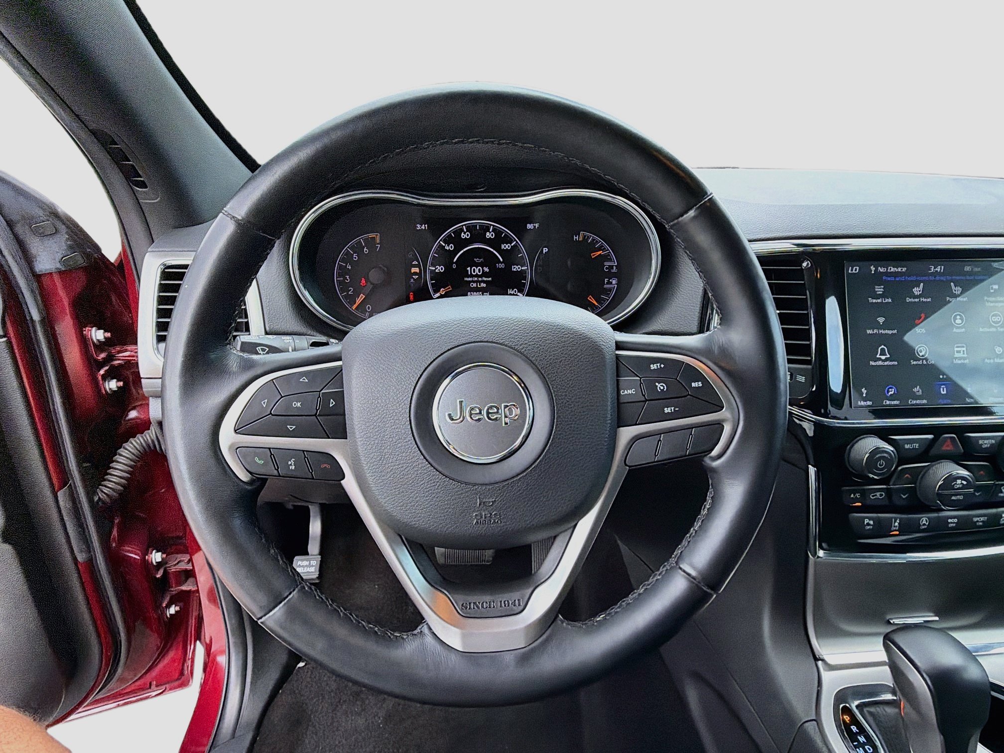 Used 2022 Velvet Red Pearlcoat Jeep Laredo X image 38