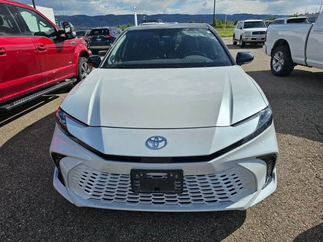 Used 2025 Midnight Black Metallic Toyota XSE image 2