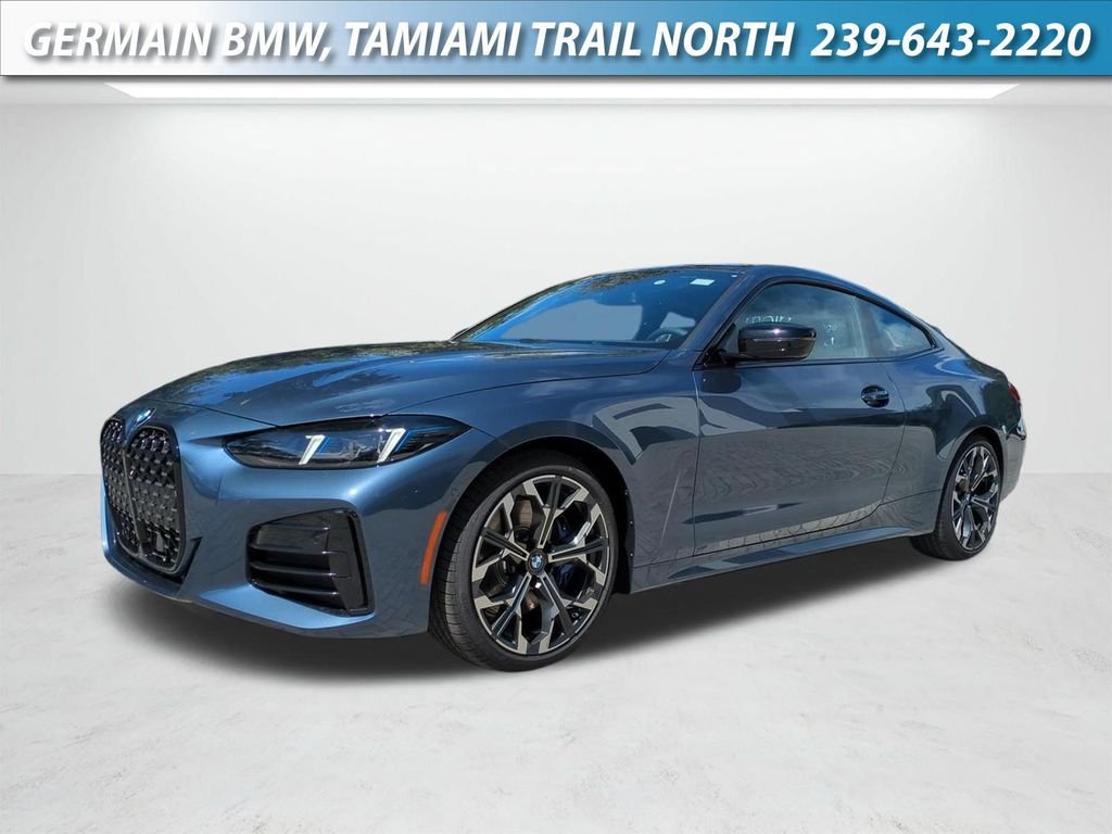 New 2027 Arctic Race Blue metallic BMW 430i image 1