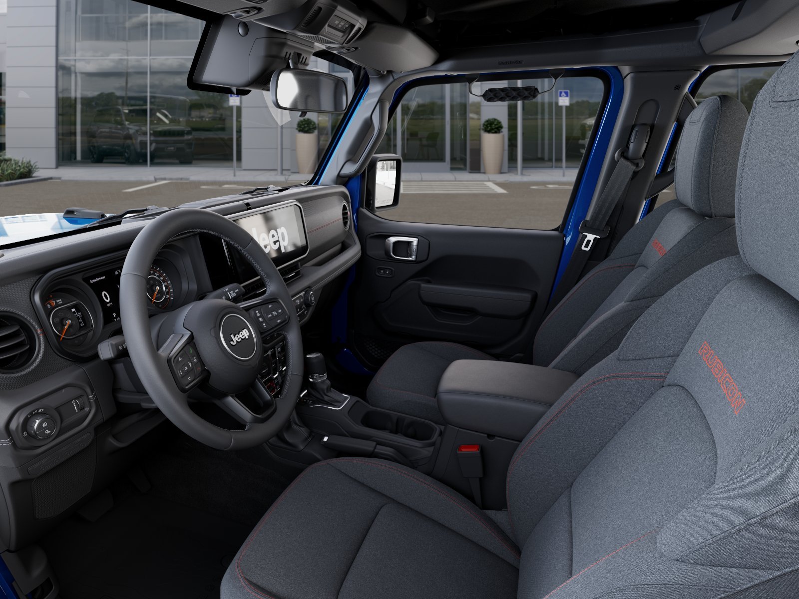 New 2026 Hydro Blue Pearl-Coat Exterior Paint Jeep Rubicon image 51