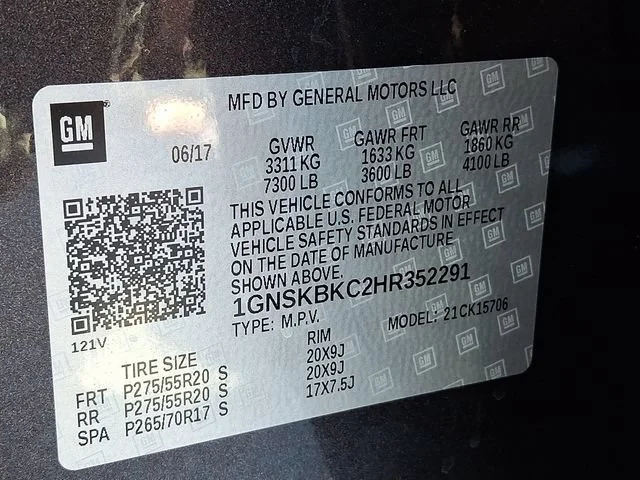 Certified Used 2017 TUNGSTEN METALLIC Chevrolet LT image 29