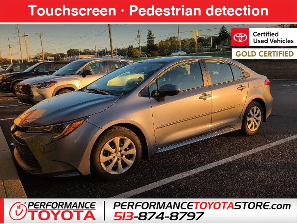 Certified Used 2024 Celestite Toyota LE image 1