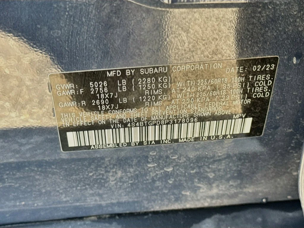 Used 2023 Blue Subaru Touring XT image 42