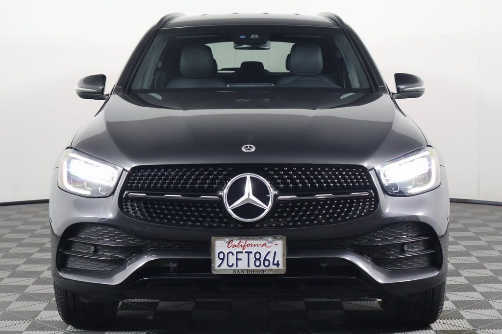 Certified Used 2022 Graphite Gray Metallic Mercedes-Benz GLC 300 image 2