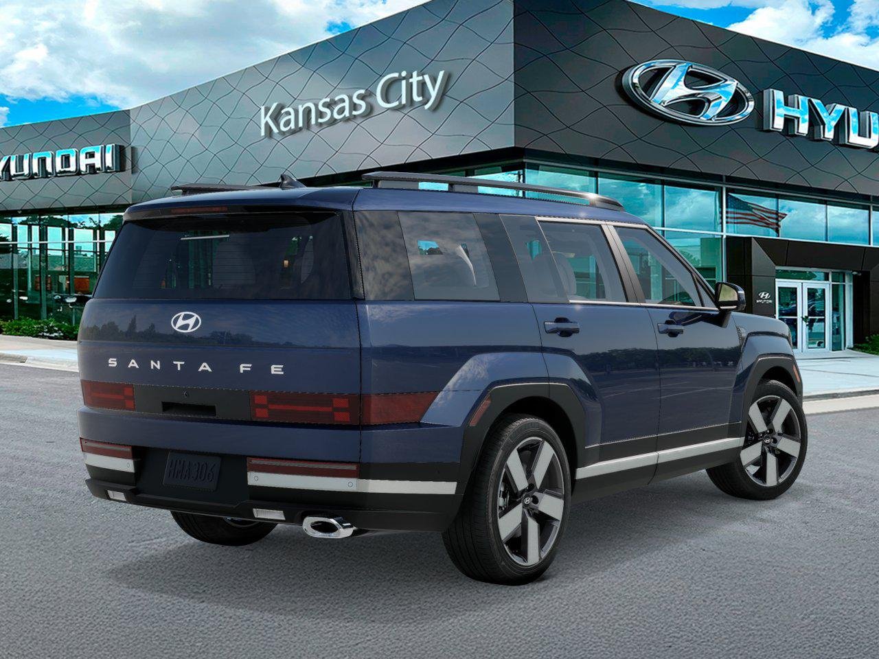 New 2027 Atlantis Blue Hyundai Limited FWD image 4