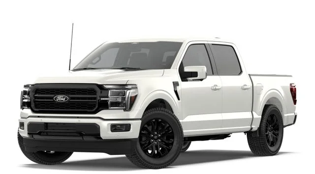 New 2026 Star White Metallic Tri-Coat Ford Lariat® image 1